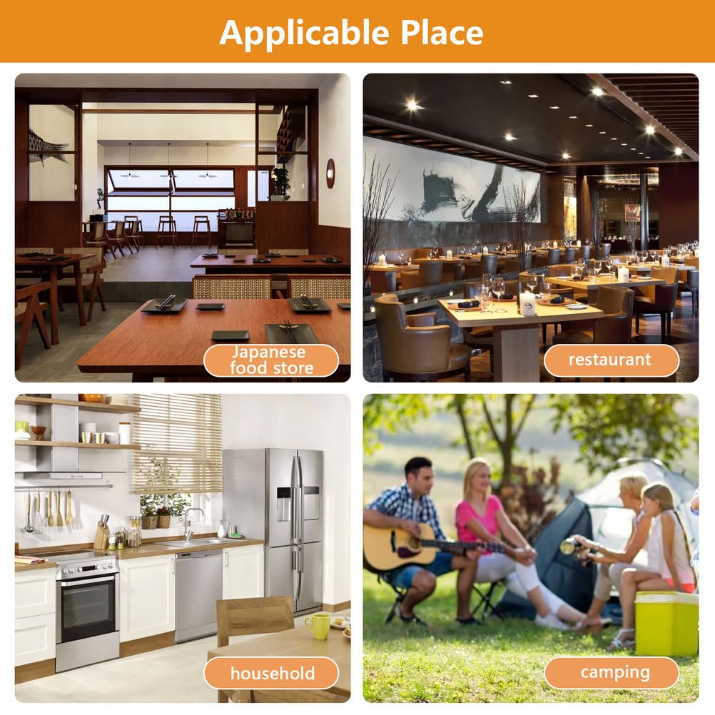 Bandeja para servir, bandeja de madera enfriada para alimentos fríos, servidor de buffet para frutas, mariscos, camarones, aperitivos, diseño rectangular