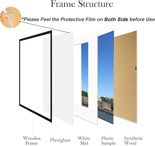 Miniatura 3 de Marcos de madera de 12 x 16 pulgadas para pintura de diamantes, marco de arte de diamantes de 12 x 16 pulgadas sin paspartú o 10 x 14 pulgadas con