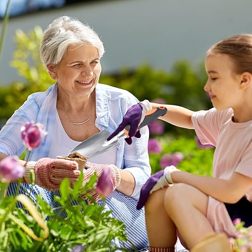 Miniatura 6 de Pala de jardín, mini pala, herramientas de jardín de aluminio fundido, herramienta de jardinería resistente, mango antideslizante de goma suave,