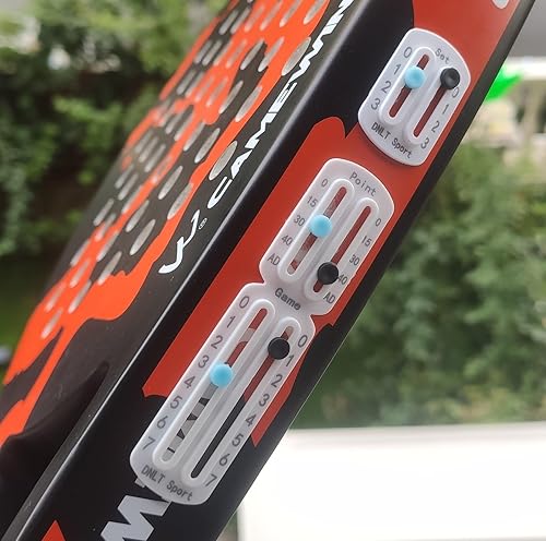 Miniatura 4 de Marcador de puntuación para raqueta de tenis y pádel, tablero de puntuación pequeño fácil de montar para mantener la puntuación de puntos. Números