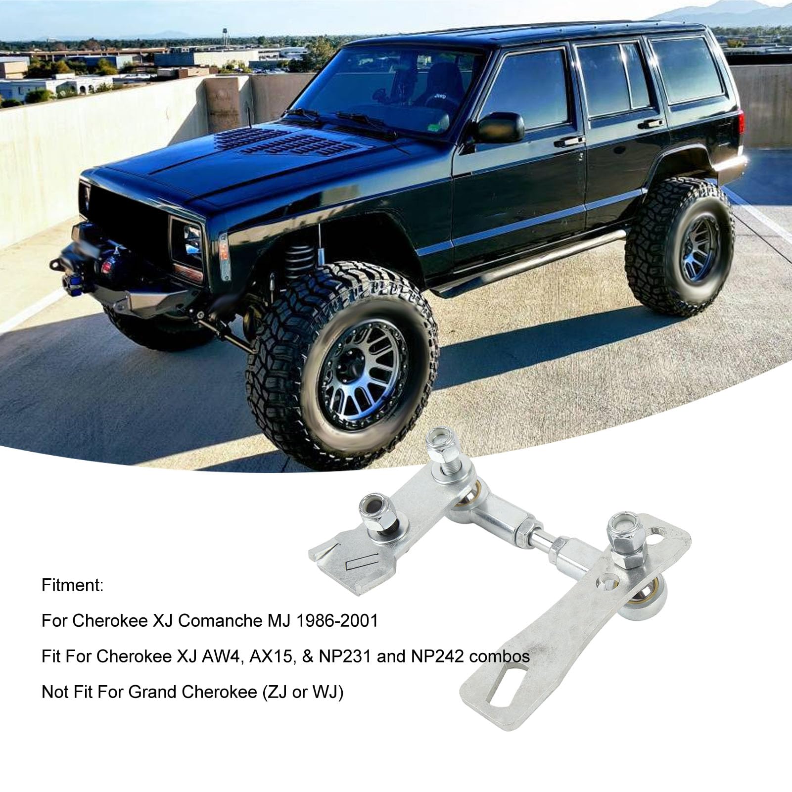 Transfer Case Linkage Kit 102351 In Acciaio Inox Transfer Case Linkage Per Cherokee XJ