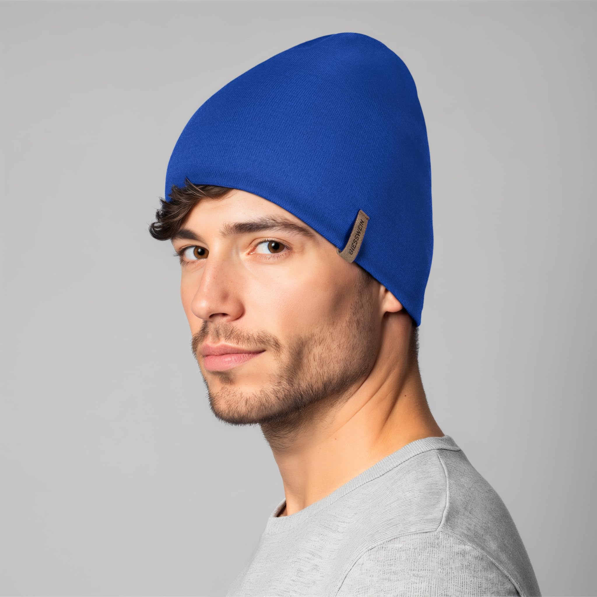 Giesswein Merino Mütze Gehrenspitze - Damen & Herren Sportmütze, Strickmütze aus Merinowolle, Cap, Unisex Beanie
