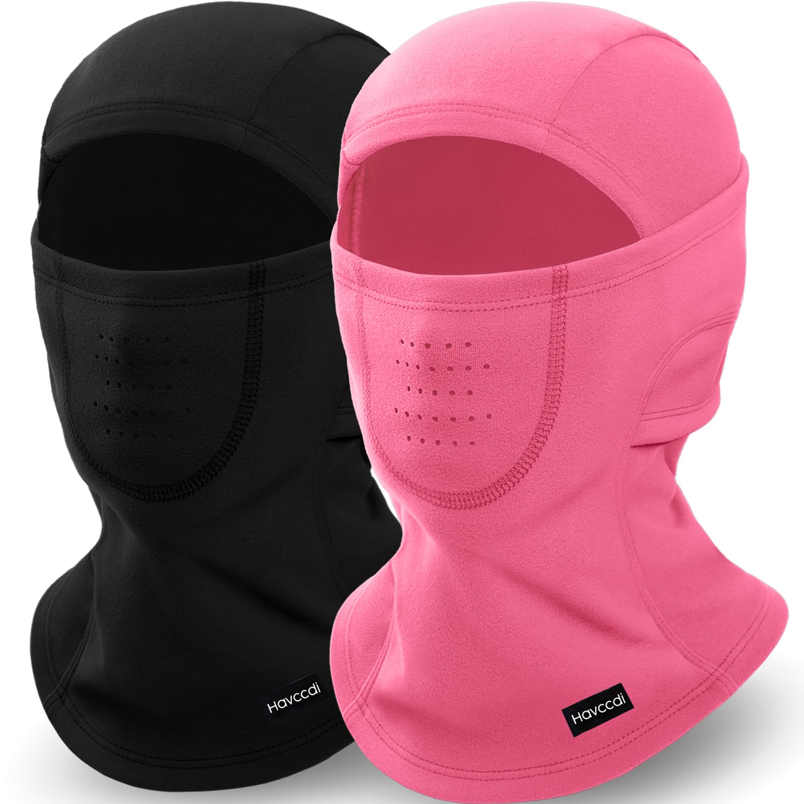 Breathable Kids Balaclava Ski Mask, Winter Warm Face Mask for Boys Girls Fleece Neck Warmer for Cold Weather