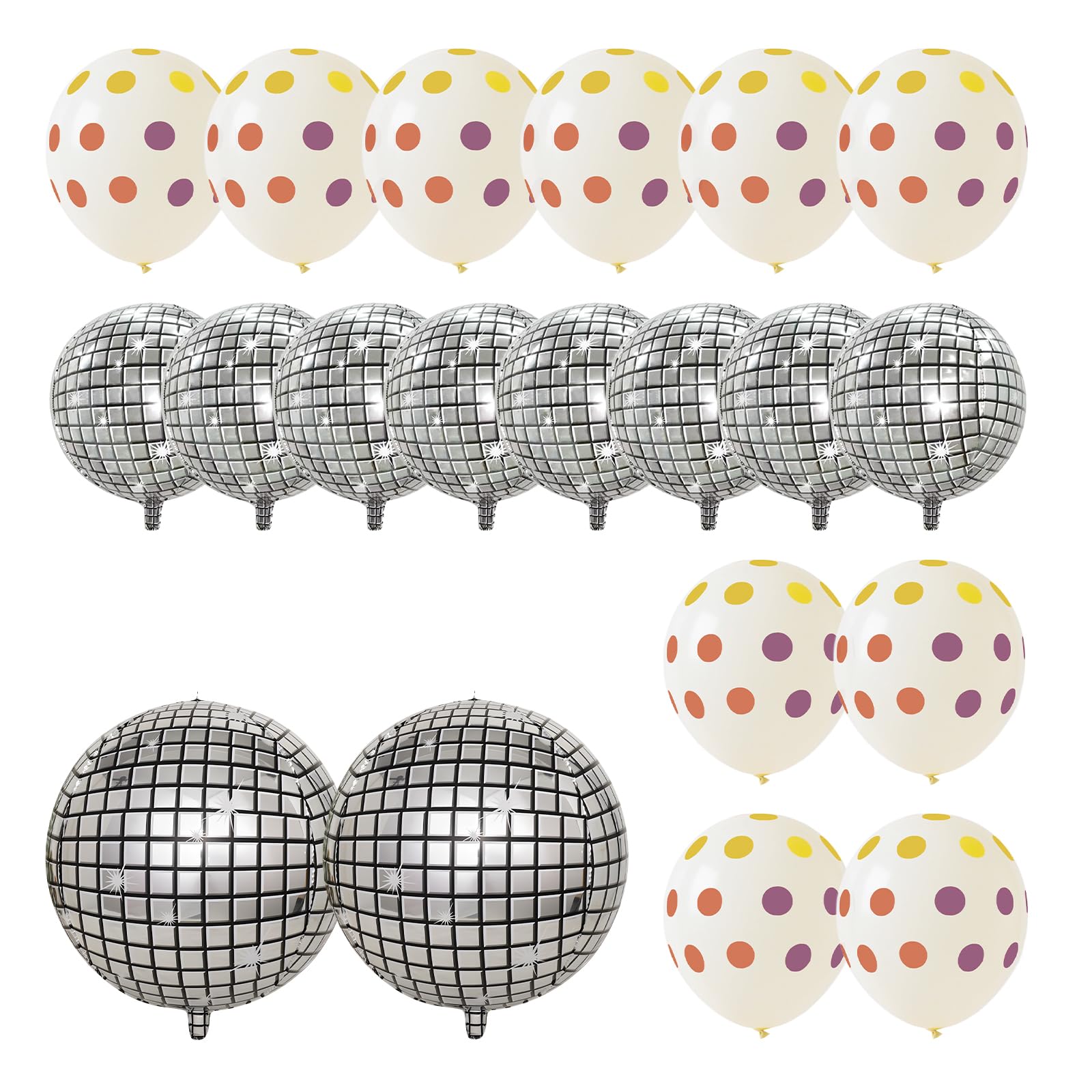 Disco Balloons - 70s 80s 90s Party Decorations -25
