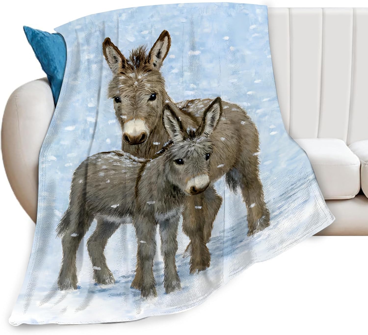 Donkey Blanket Donkey Gifts for Girls Women Donkey Throw