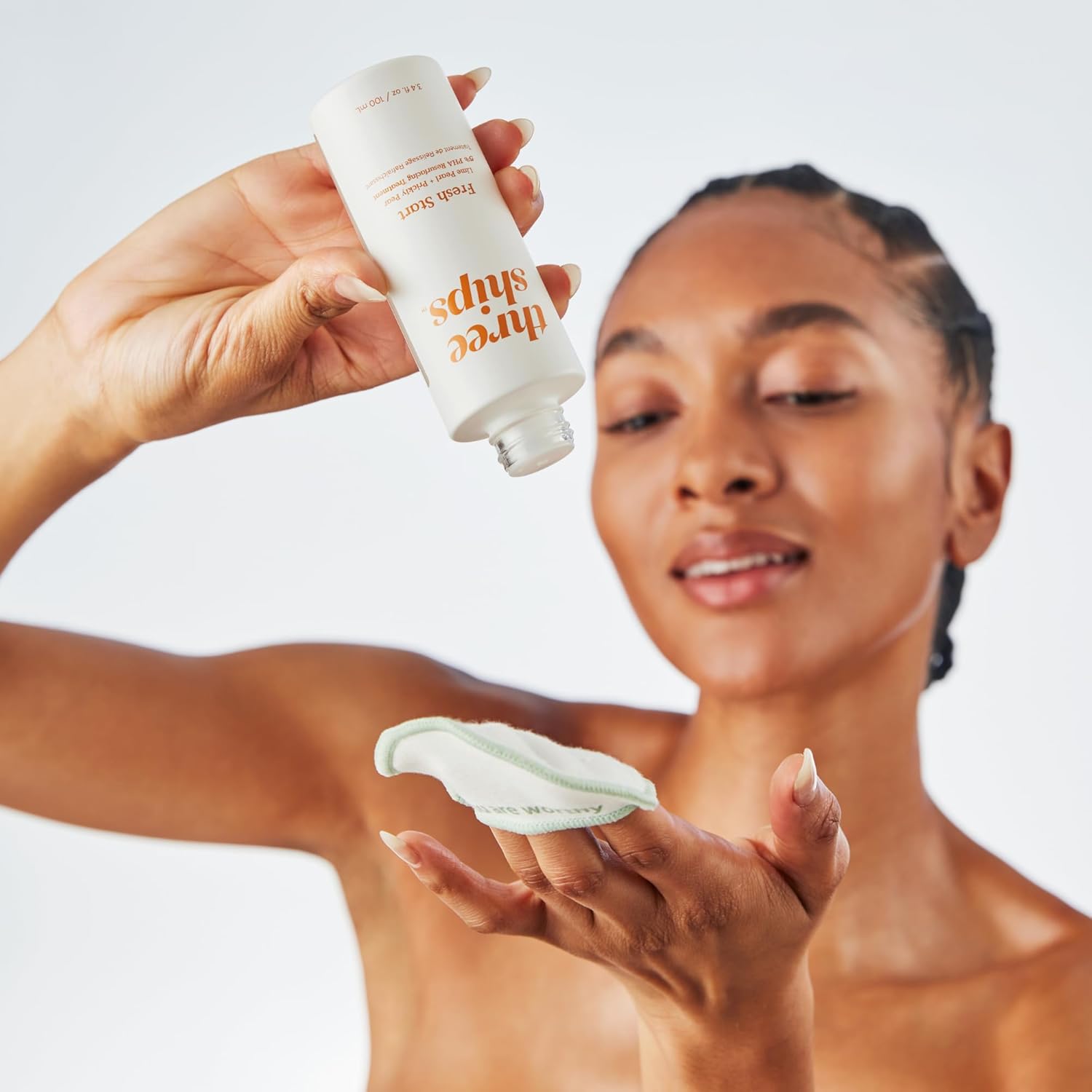 Three Ships - Fresh Start Lime Pearl + Prickly Pear 5% PHA Resurfacing Treatment | Exfoliate, Smooth, Hydrate Skin | Cruelty-Free, Vegan, Paraben-Free, Sensitive Skin Safe (3.4 oz | 100 mL) - Image 4