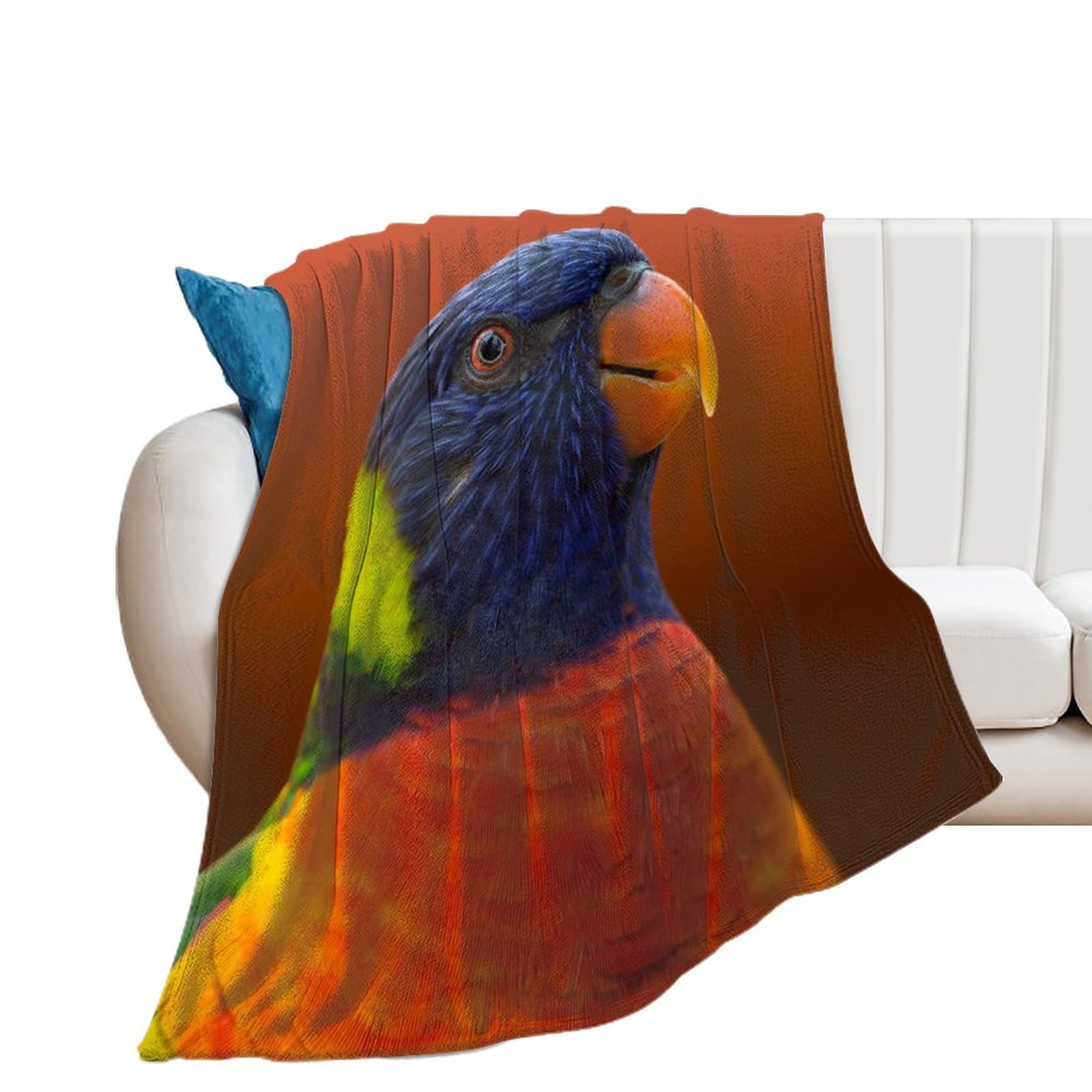 Couverture Polaire Perroquet pour des Moments Chaleureux