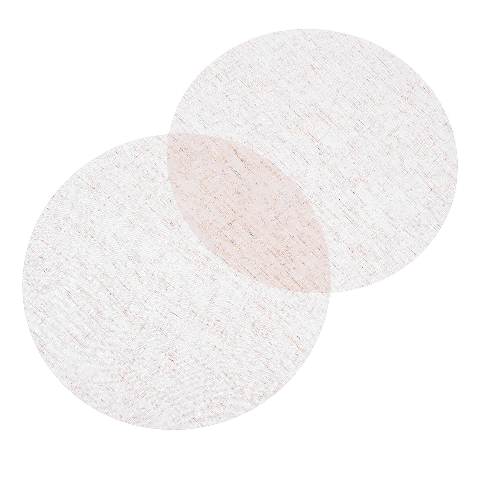 CANIGHT 2pcs Soft Light Diffuser Anti-Glare Lamp Shades 20cm Heat-Resistant Ceiling Light Covers for Safe Nursery and Room