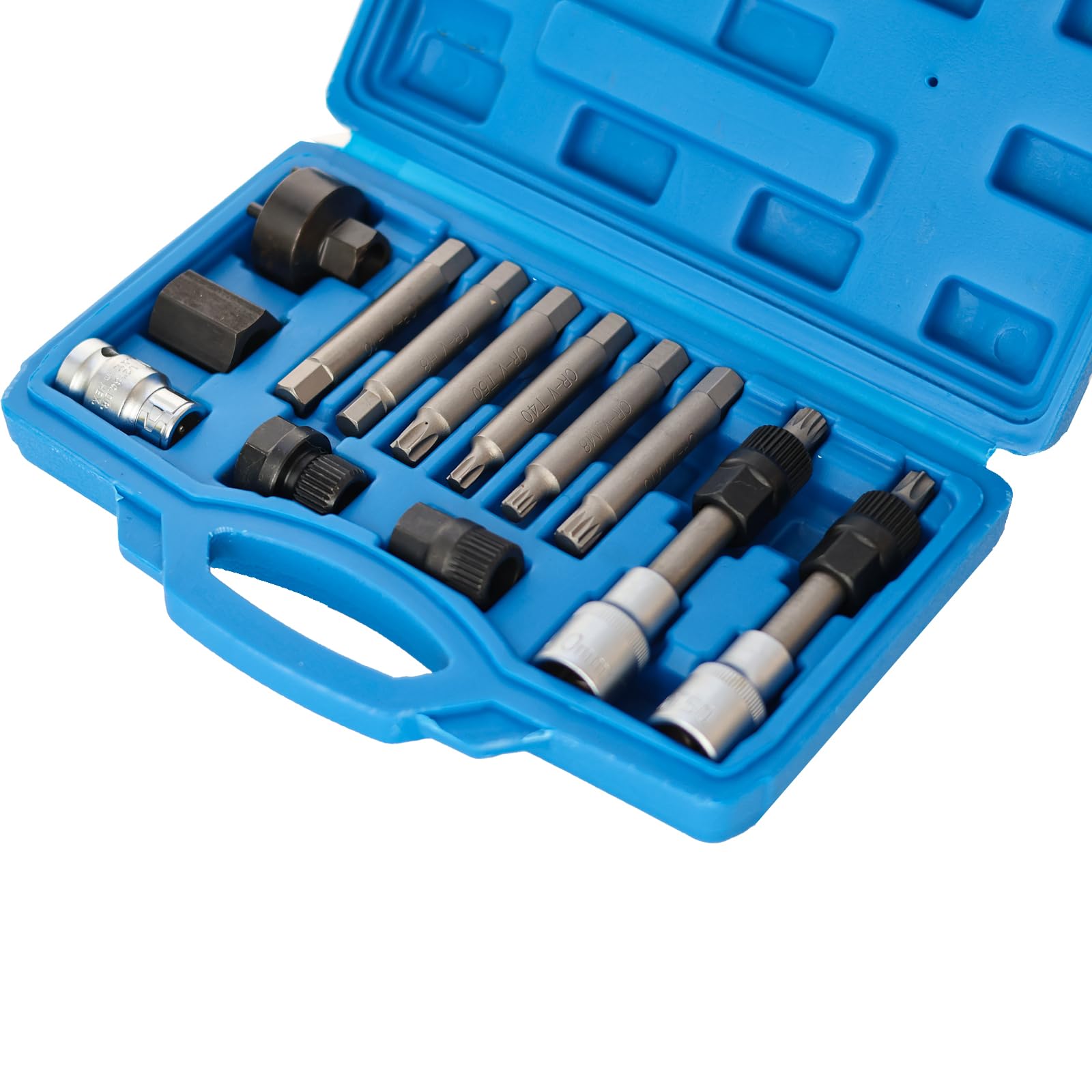 Lichtmaschinen Werkzeug Satz 12.5 mm 1/2" Antrieb, Generator-Demontagewerkzeug zum Entfernen der Riemenscheibe (13tlg)