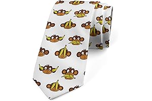 Multicolor Monkey Tie with Intricate Weave