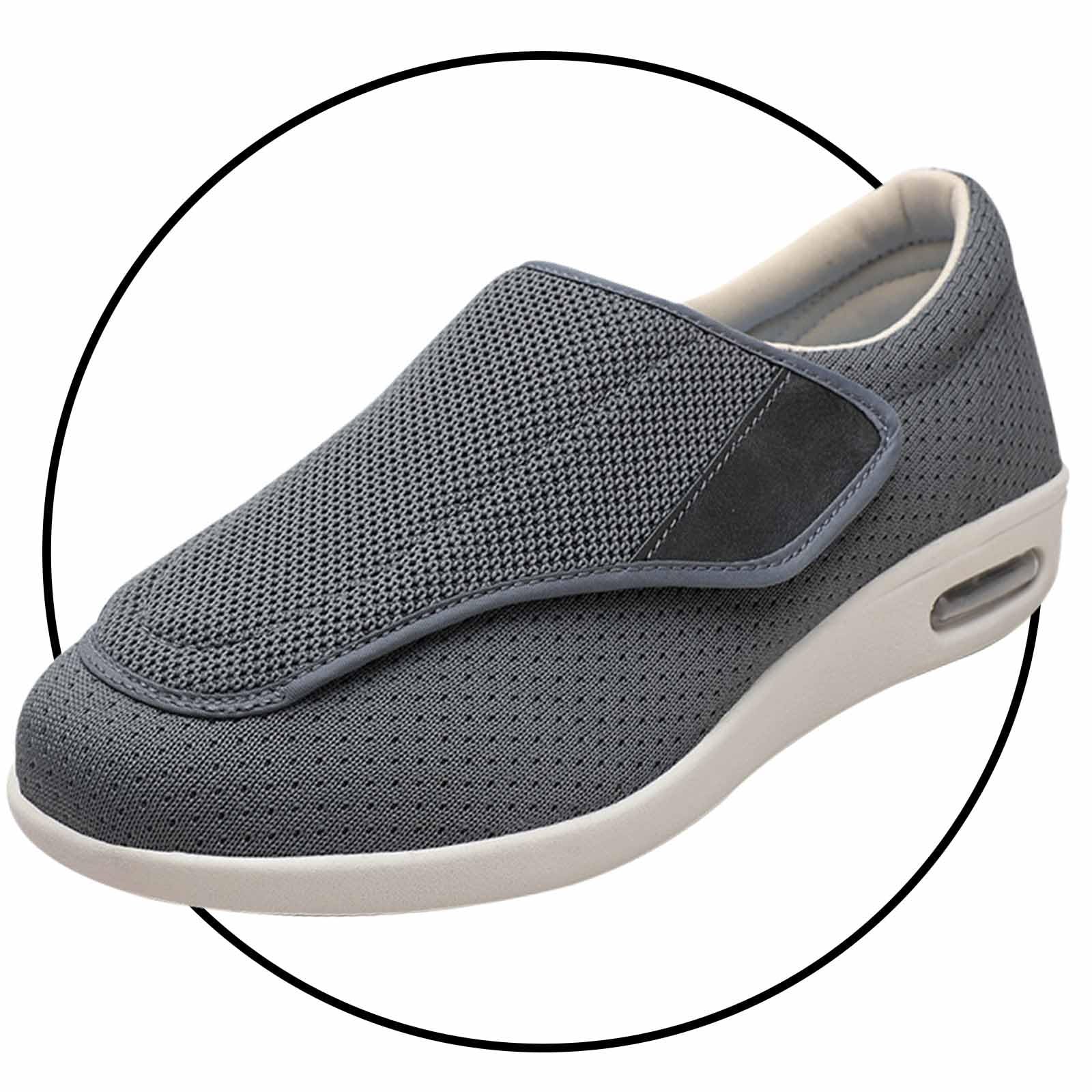 Herren Diabetiker ödeme Schuhe Diabetiker Schuhe Herren Klettverschluss Casual Medizinische Schuhe Rehaschuhe Walkingschuhe Freizeitschuhe