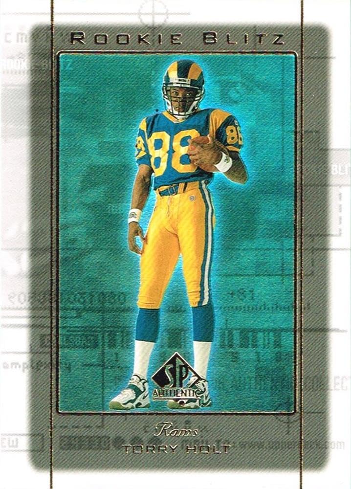 1999 SP Authentic Rookie Blitz #RB17 Troy Edwards Pittsburgh Steelers Football Card NM-MT