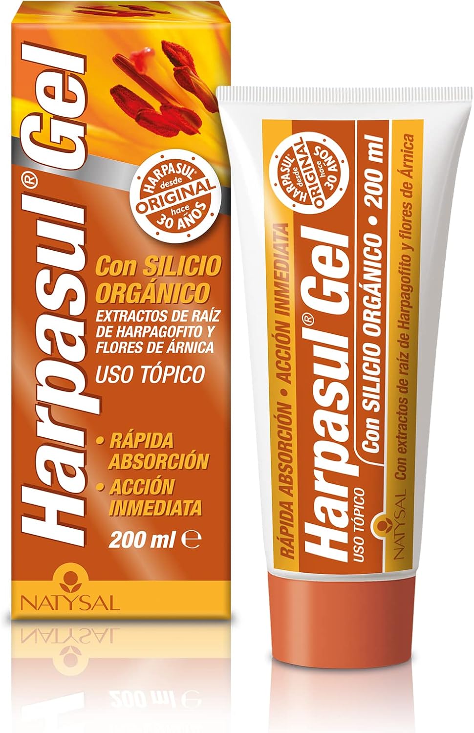 Natysal Harpasul Gel Calmante de Acción Inmediata, Multicolor, 200 Mililitros
