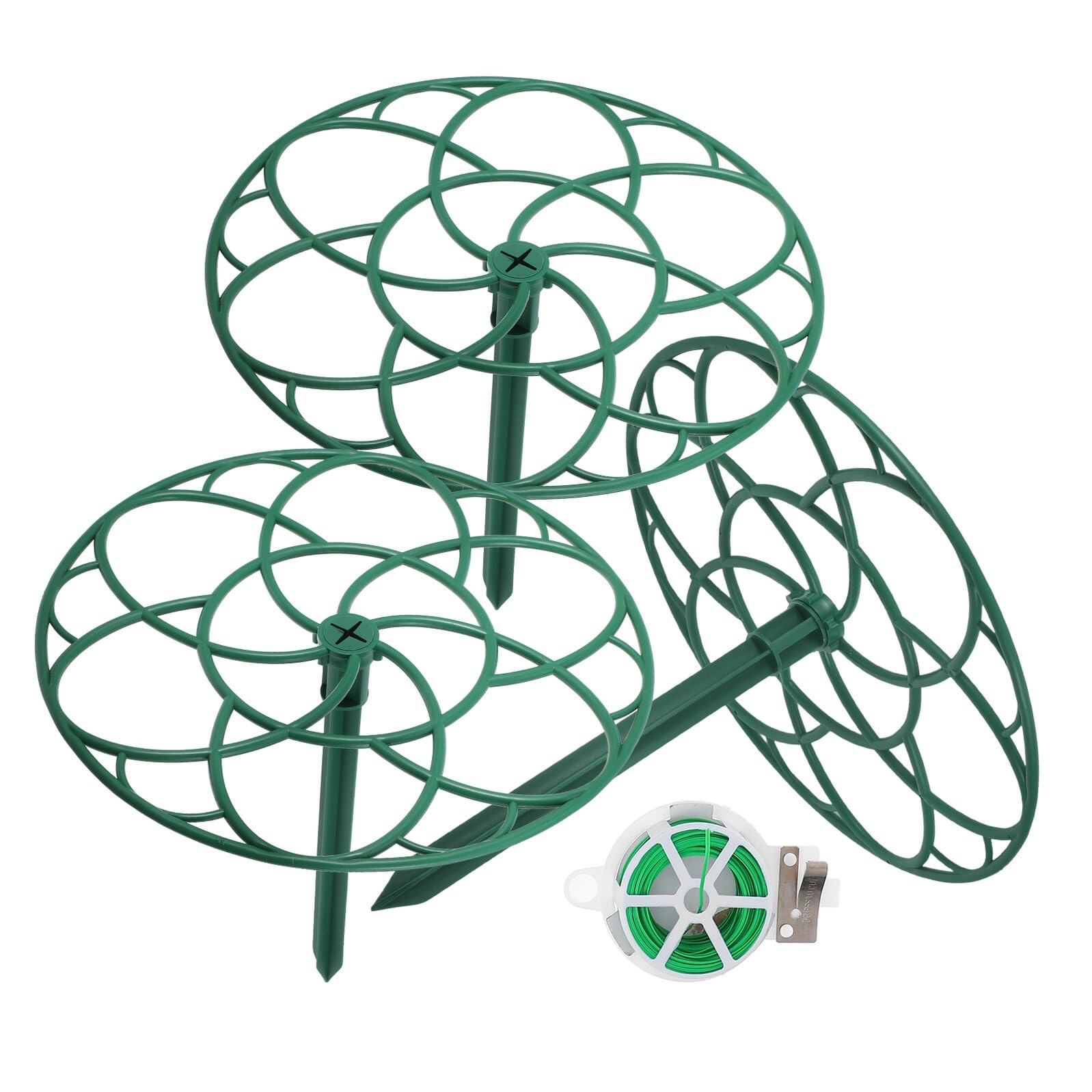 Support floral solide avec lien de fixation DOITOOL pour guider vos plantes de balcon