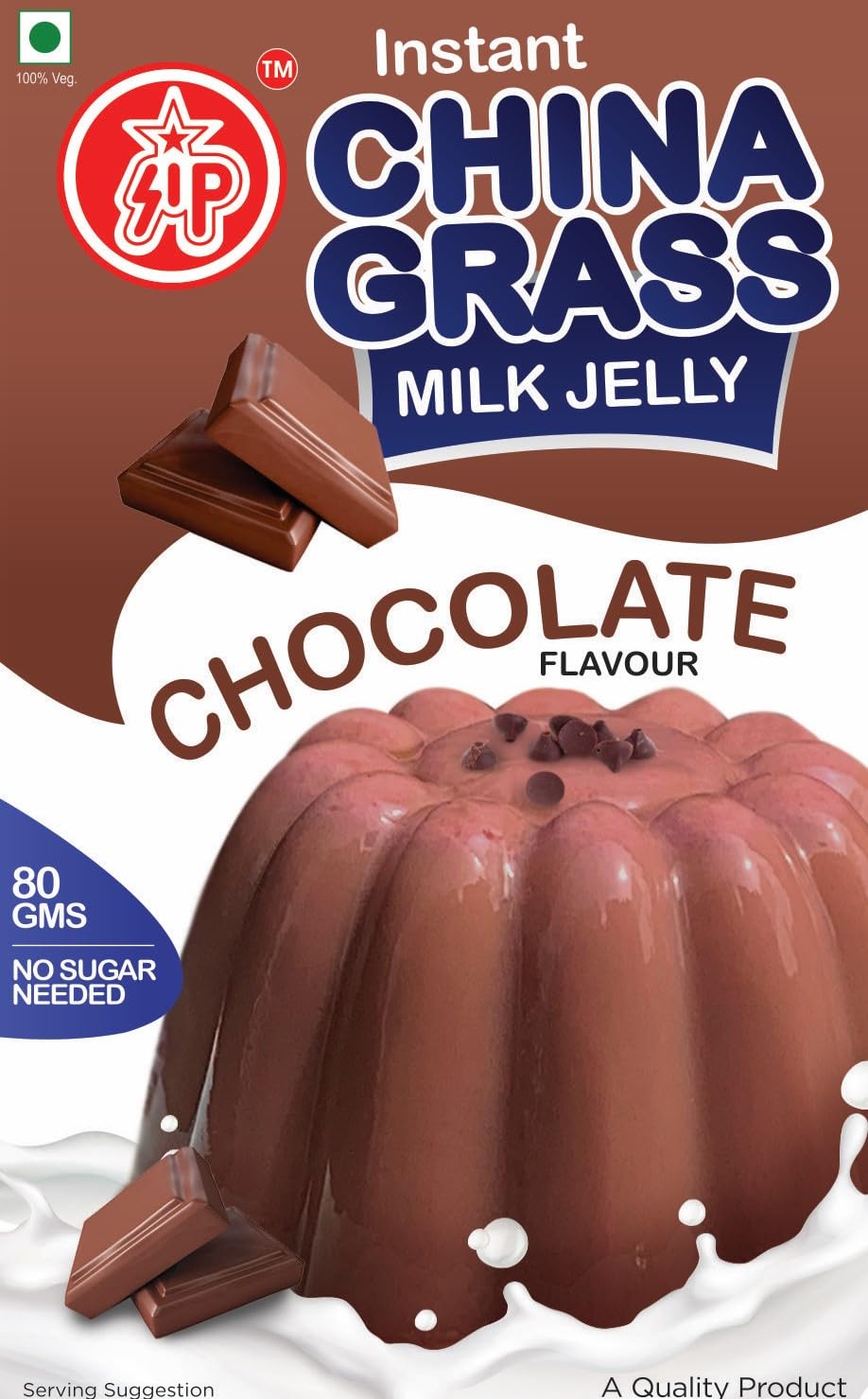 SIP Milk Jelly Chocolate (Pack of 2)