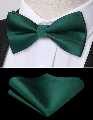 Miniatura 5 de HISDERN Juego de tirantes elásticos y pajarita para hombre, color sólido, ajustable, espalda en X, tirantes para boda, esmoquin formal