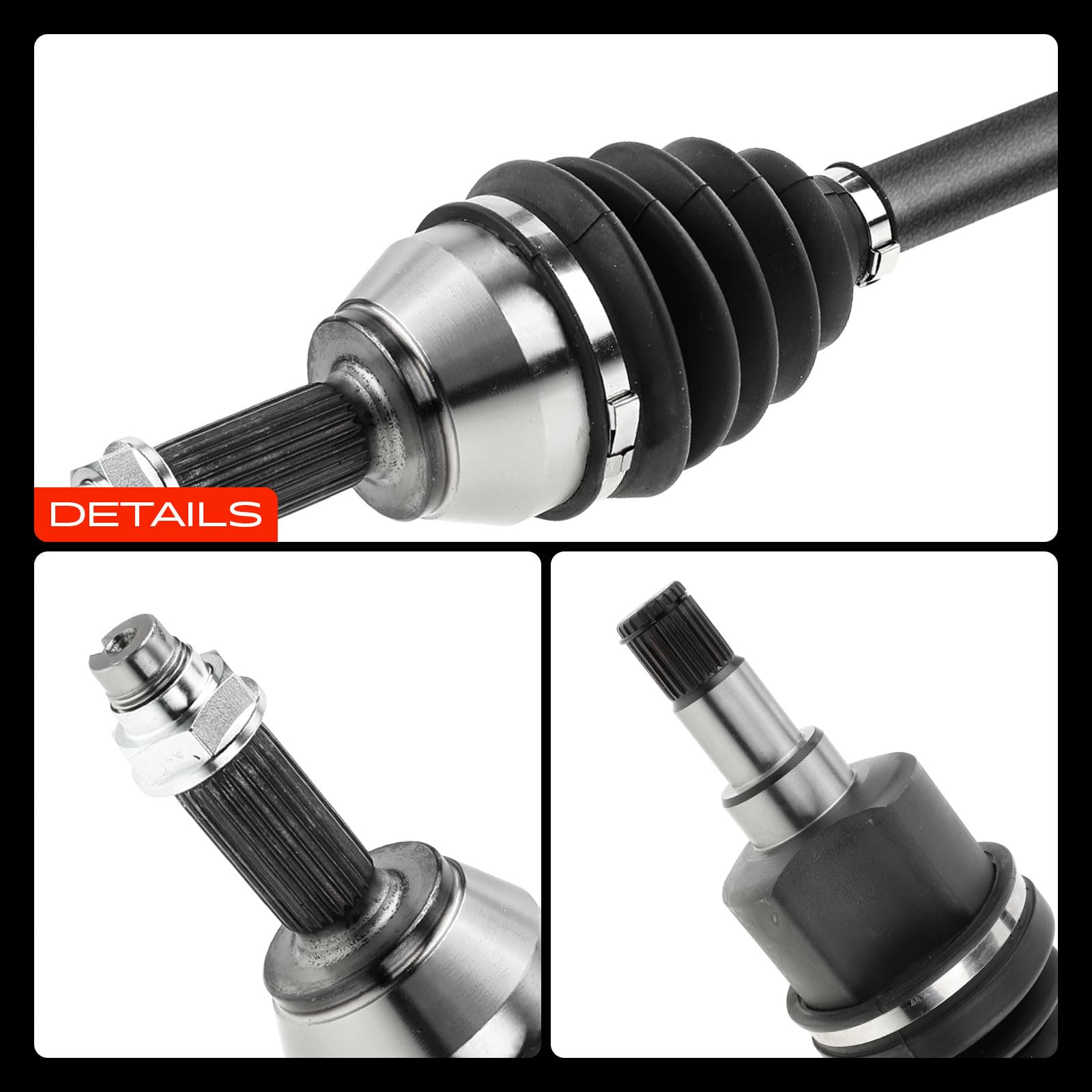 Frankberg Antriebswelle Achswelle Schaltgetriebe Vorderachse Links Kompatibel mit B-Max JK B-Max Van JK Fiesta V JD JH Fiesta VI CB1 CCN Fusion JU Replace# 2S6W3B437FC