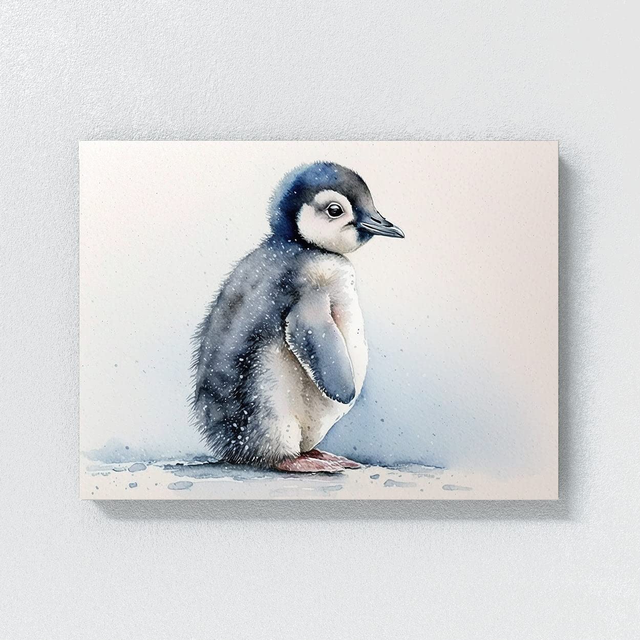 Amazon.com: Sense Canvas Penguin Cute Baby 3 Canvas Art - Home