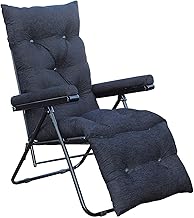 Spacecrafts Recliner Folding Easy Chair | 5 Adjustable Postions | Cushioning | Portable & Space Saving Easy Chair For Home Relax Old Age | Black, Mild Steel