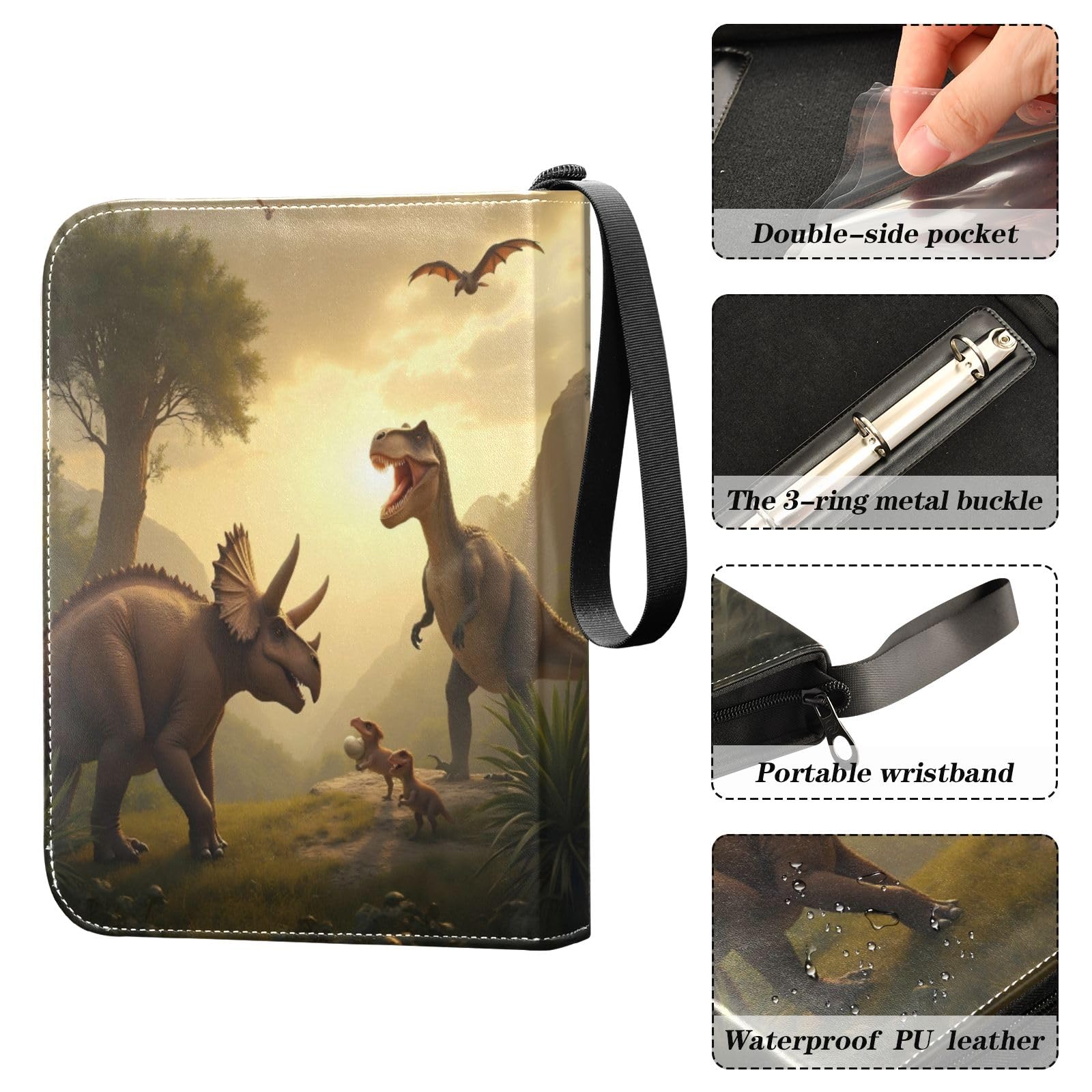 Amazon.com: OTVEE Card Binder 4 Pocket, Trading Card Binder Holder