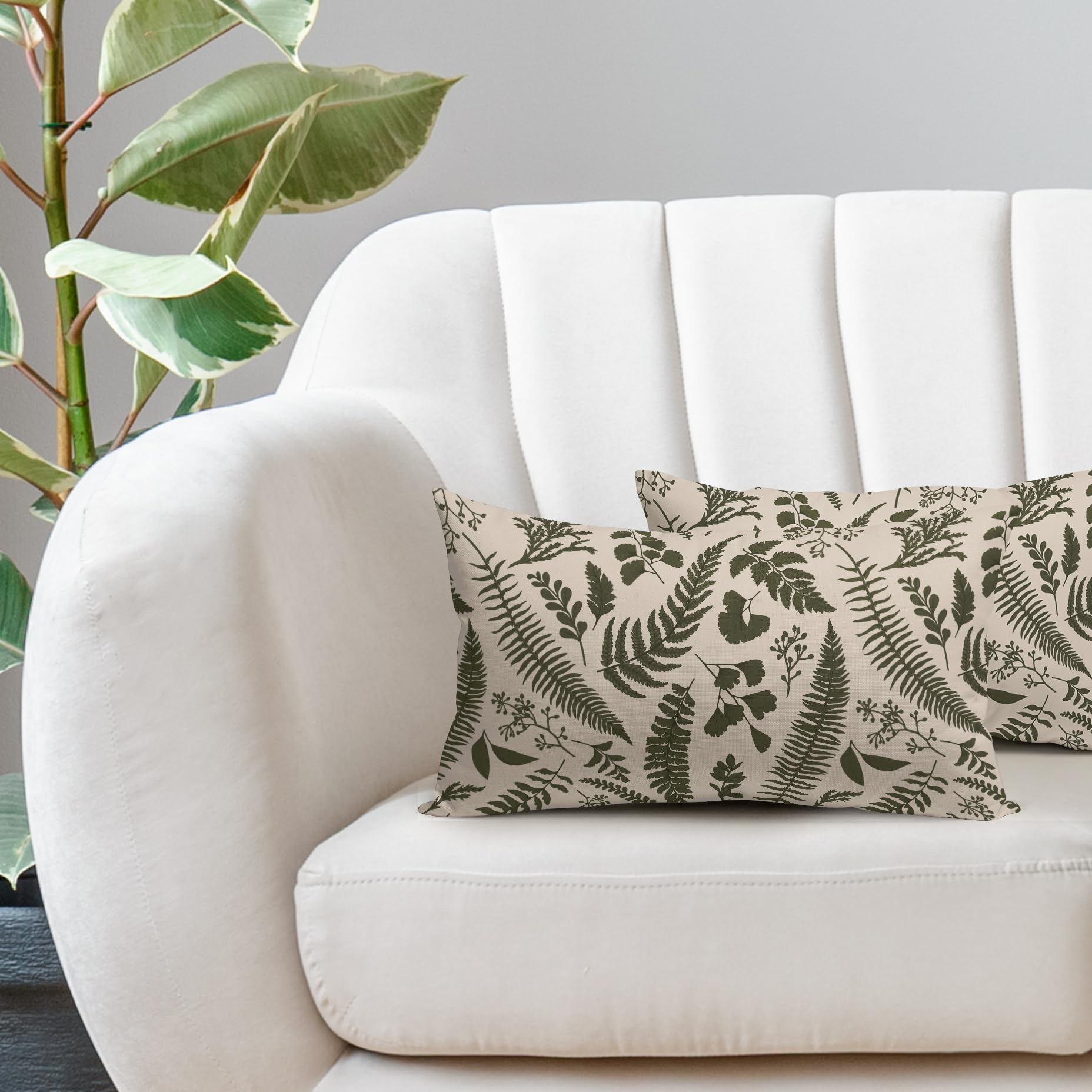 Coussin Décoratif En Forme De Feuille - 50cm, Vert - Pour Canapé, Lit, Sol - Doudou Et Décoration