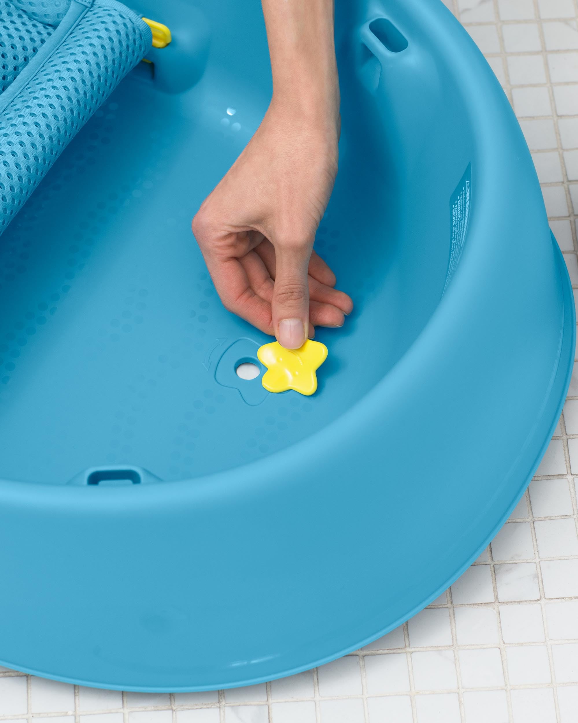 Skip Hop Bañera Pequeña Moby de 3 Etapas Azul