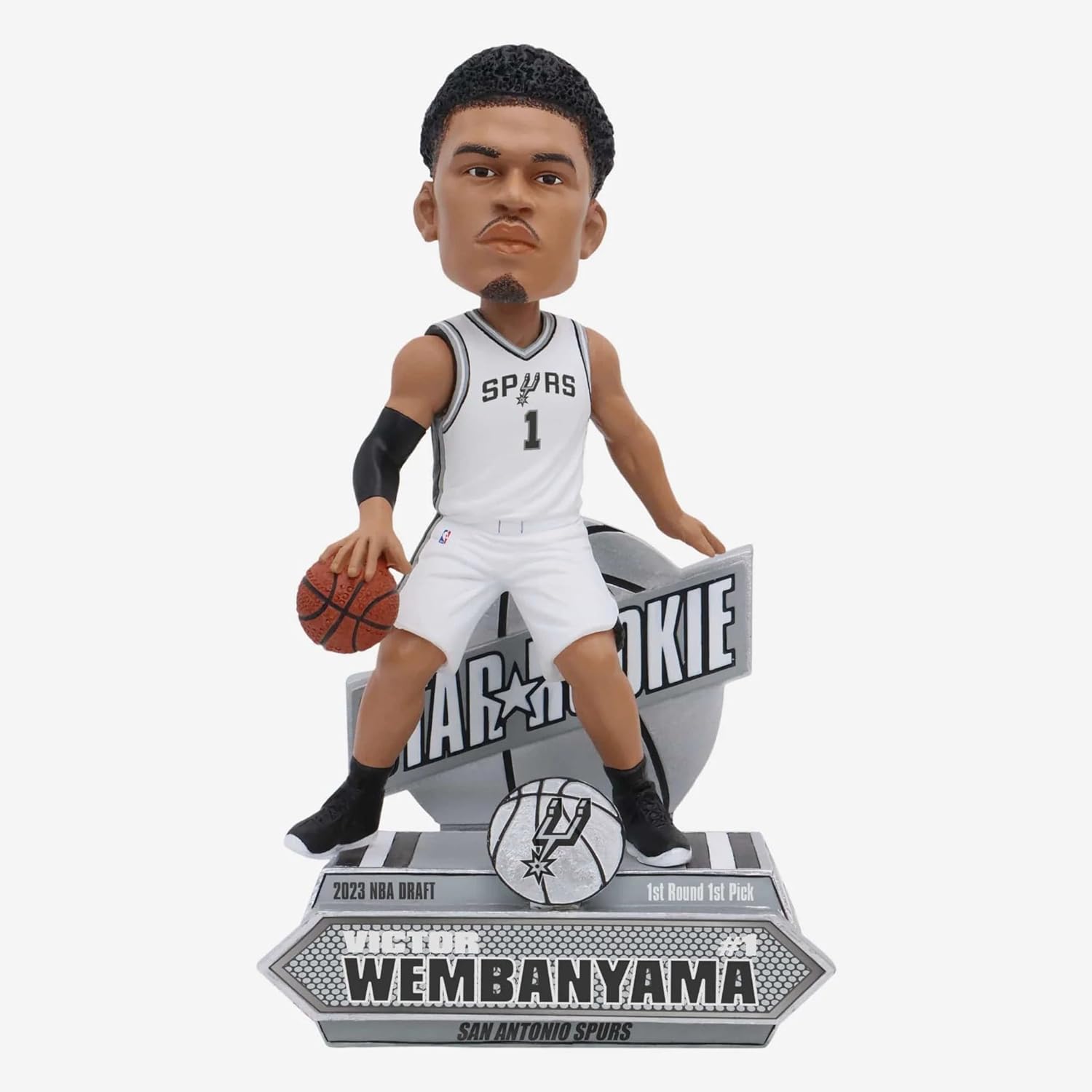 Victor Wembanyama San Antonio Spurs 2023 Rookie Series Bobblehead NBA Basketball