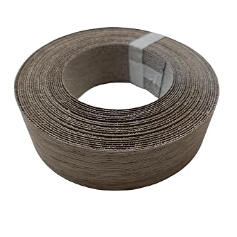 Real Black Walnut 1-1/2'' 26' Wood Veneer Edge Banding Tape,Preglued Iron On Veneer Edging-Plywood Backed with Hot Melt Adhesive-Flexible Wood Veneer Strips for Furniture Cabinet Repair