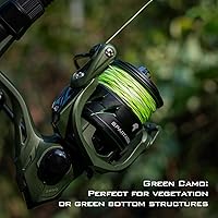 Vista 2 de KastKing Hilo de pescar trenzado superpotente –Sedales trenzados resistentes a la abrasión –Superlínea increíble – Cero estiramiento – Pequeño