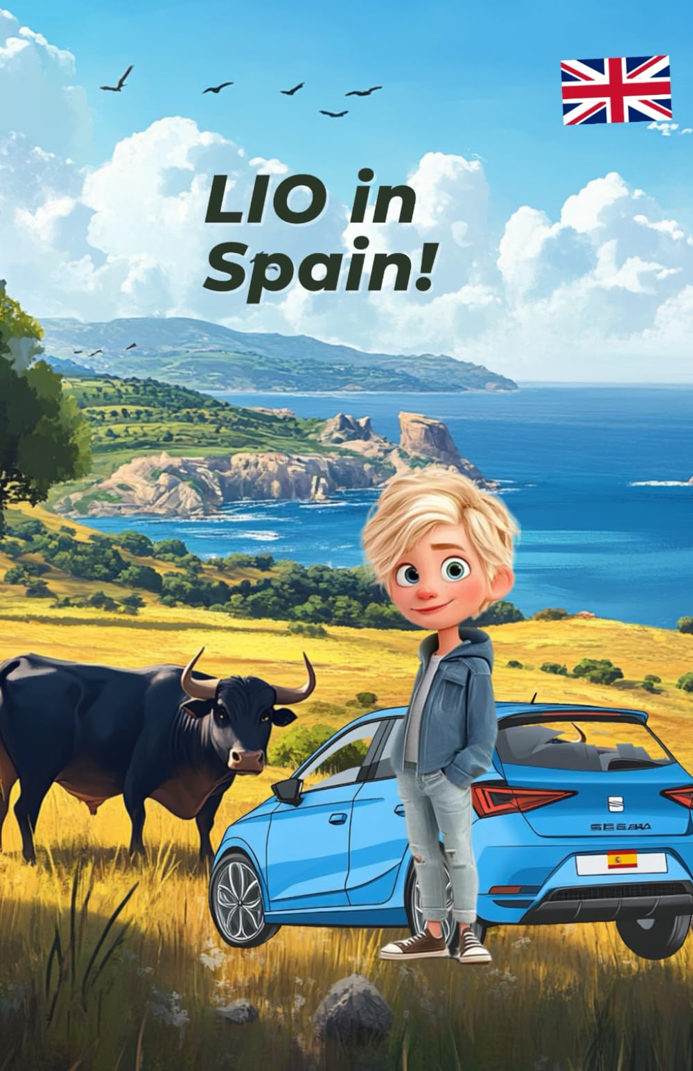 LIO in Spain!: Coloring and learning book for children aged 8 and up