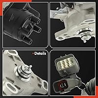 Vista 8 de Distribuidor de encendido A-Premium con tapa y rotor compatible con Honda Accord 1994-1995 2.2L, con 2 bujías