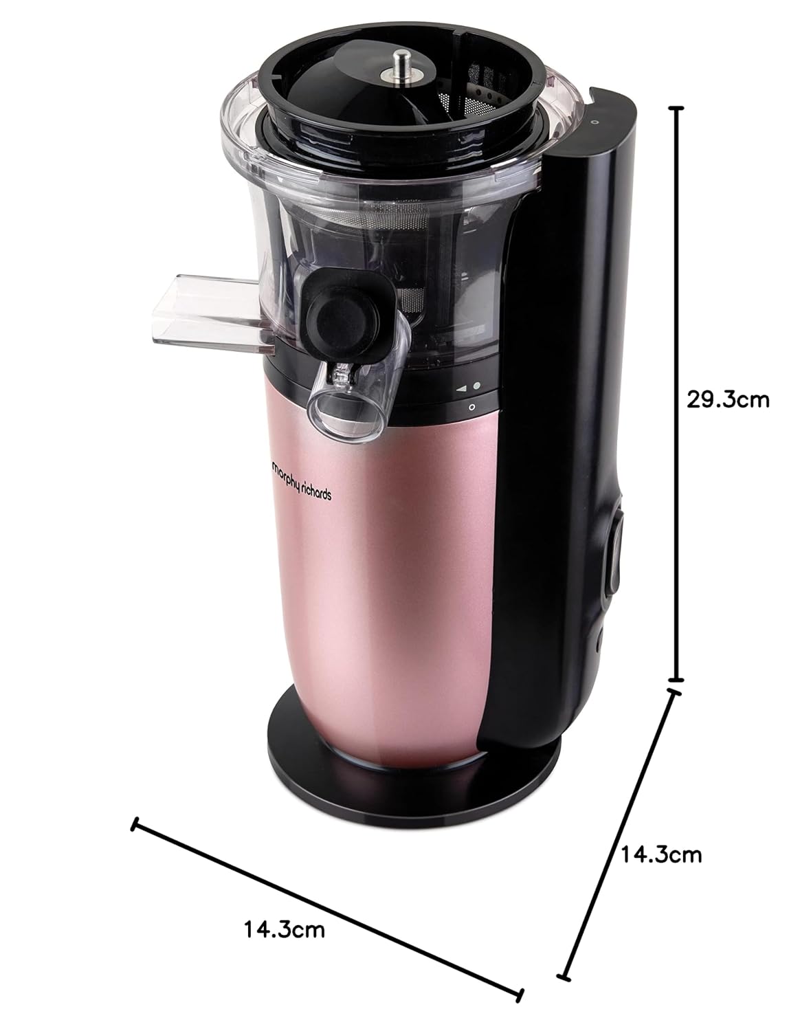 Dimensions of the Morphy Richards Kenzo Slow Juicer