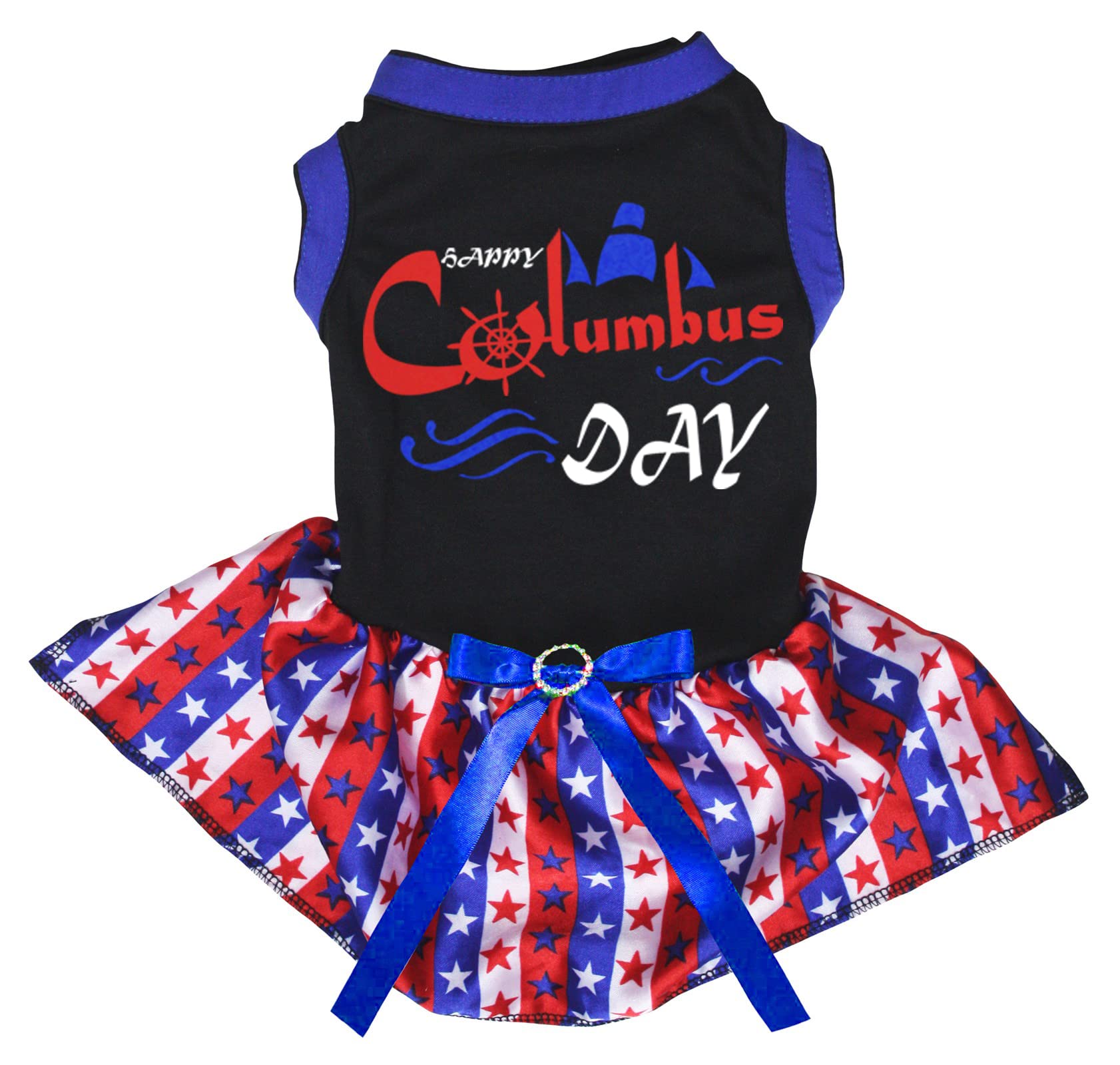 Robe pour chiot confortable évite les frottements Columbus Day XXL