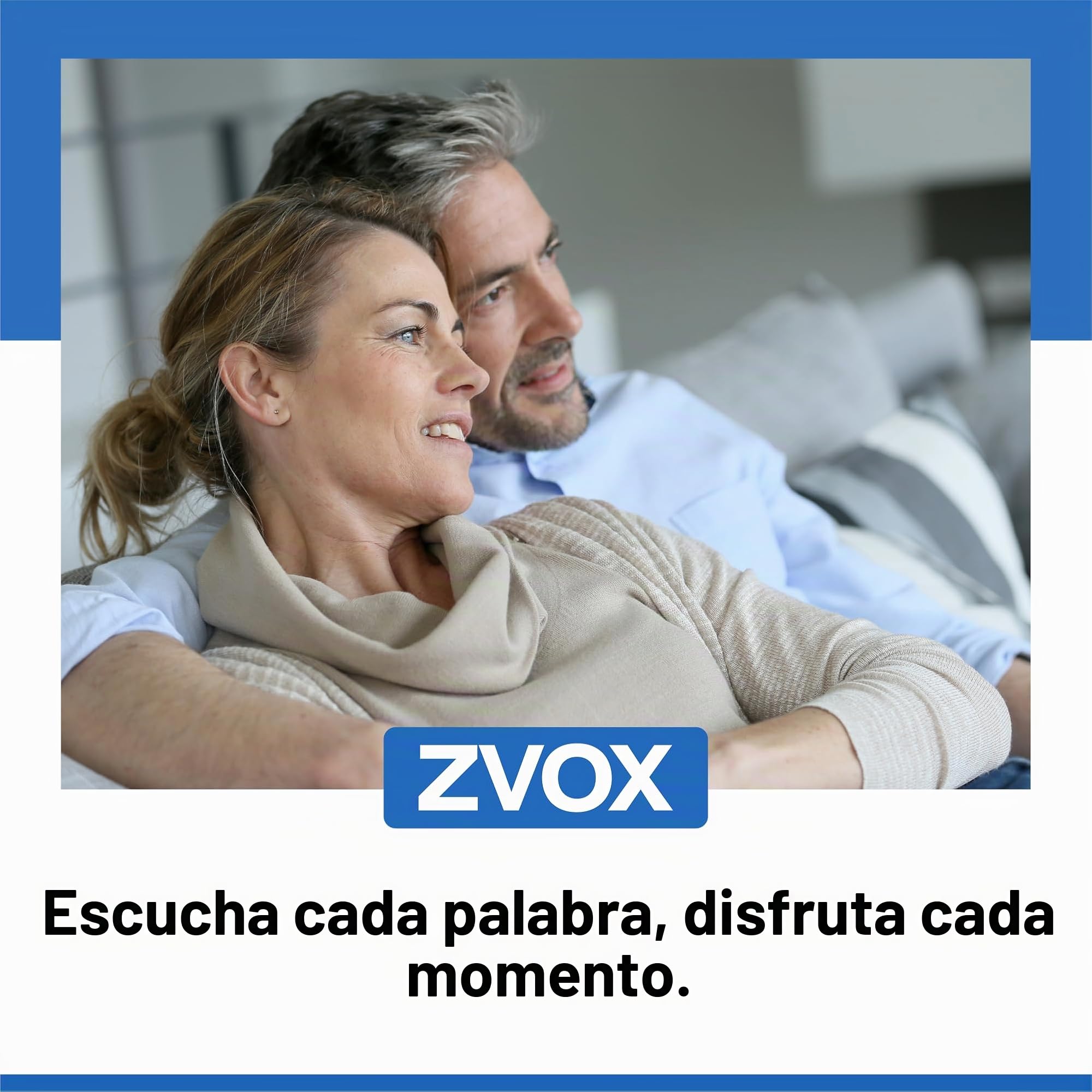 ZVOX AccuVoice AV100 - Altavoz compacto para TV con 6 niveles de refuerzo de voz, color negro
