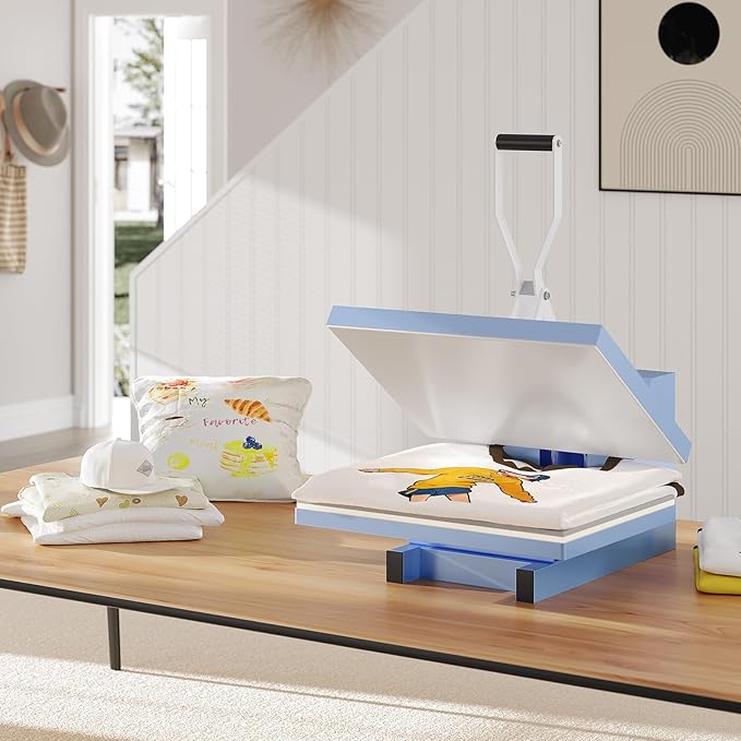 Prensa de calor manual 16x24 para sublimación y transfer miniatura 2