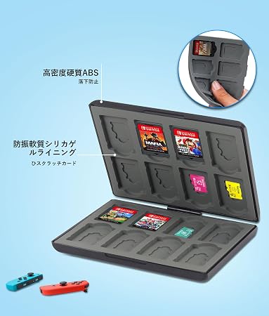 Amazon.co.jp: switch ソフトケース 16枚switchゲームカード