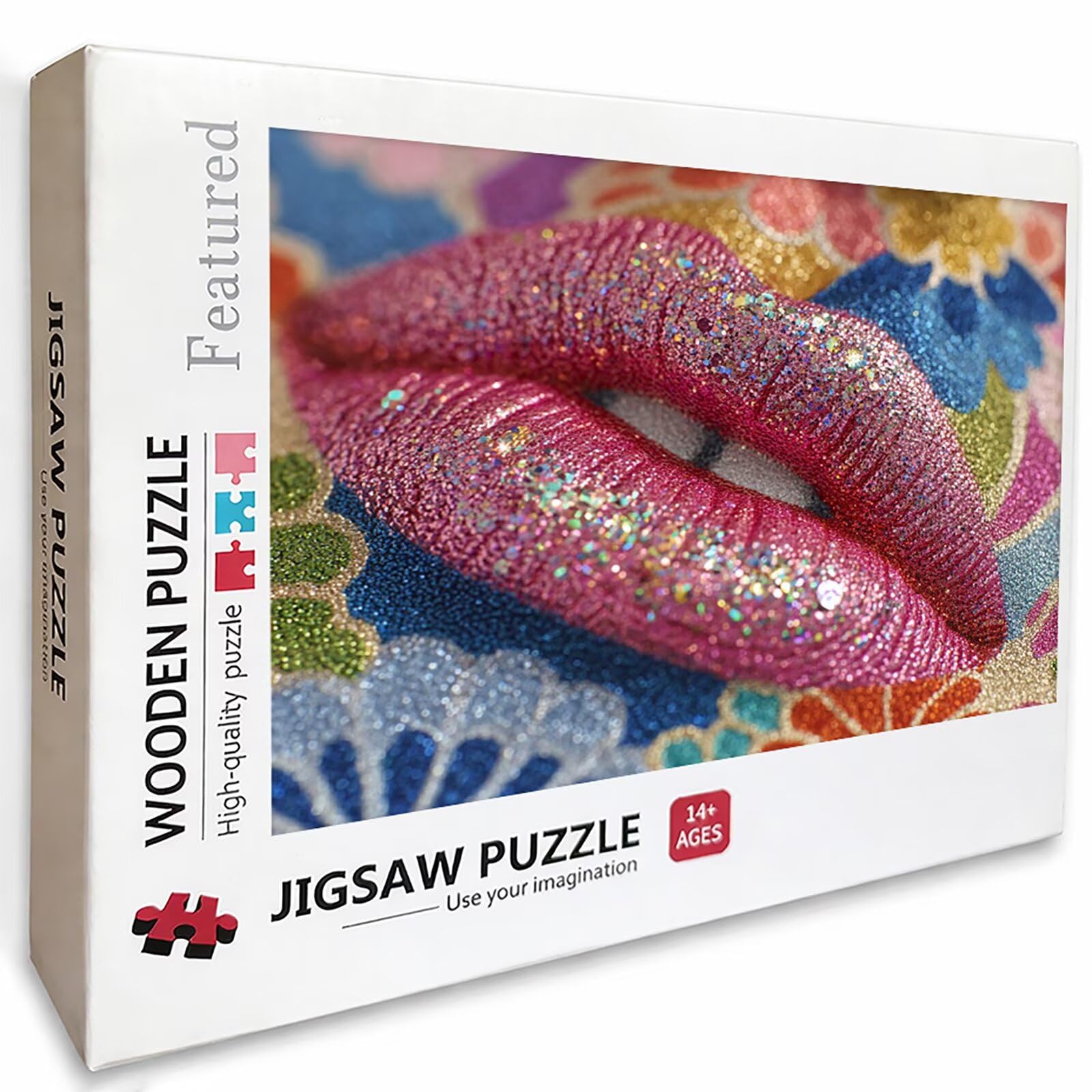 Farbe Holz Puzzles 156x105cm, Abstrakt Jigsaw Puzzles 5000 Teile für Erwachsene Mit Box, EIN Herausforderndes Rätsel Game, Farbenfrohes Legespiel, Geeignet für die meisten Gruppen, Geschenke, E-3595