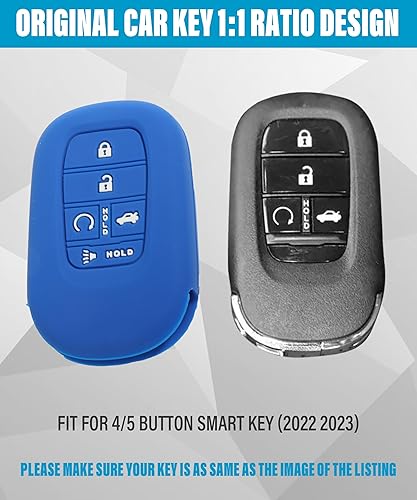 Miniatura 4 de Funda para llavero, funda de goma de silicona, funda para llavero de accesorios de automóvil, funda para llavero, protector de llavero, soporte para