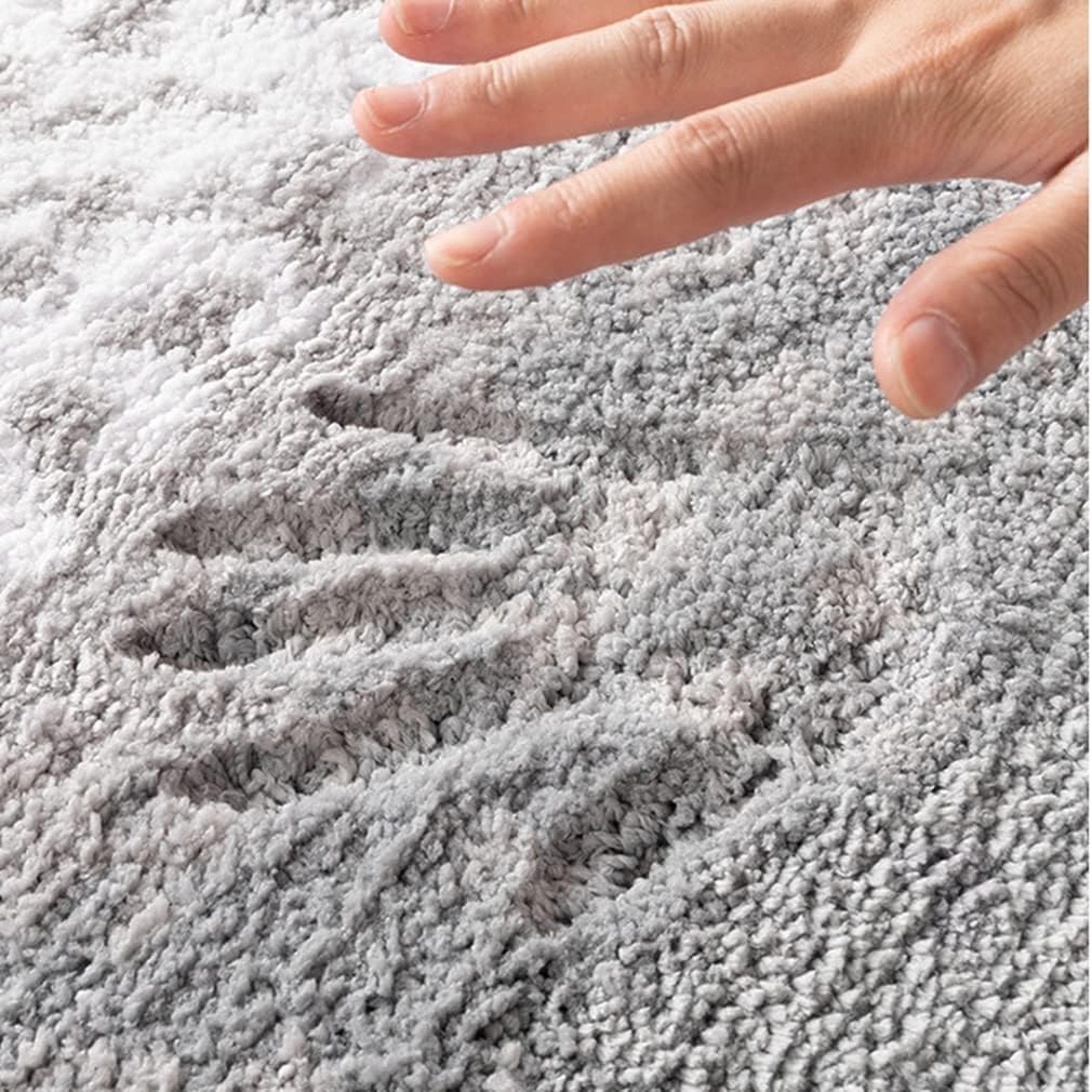 Ombre Bath Rug for Bathroom Indoor Outdoor Door Mat Non Slip Water Absorbent Soft Shaggy Kitchen Runner Rugs Machine Washable Durable Carpet for Tub Toilet Shower 16" X 24"/Green