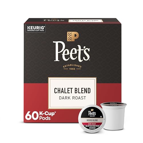 Peet's Coffee, Dark Roast Keurig K-Cup Pods, 100% Arabica Coffee