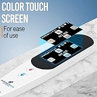 Vista 3 de Rocket Pen Tutor de Lectura + Estuche, Negro. Usa Sus Seis Ayudas de Aprendizaje para Hacer de la Lectura tu Nuevo Superpoder. Escáner OCR