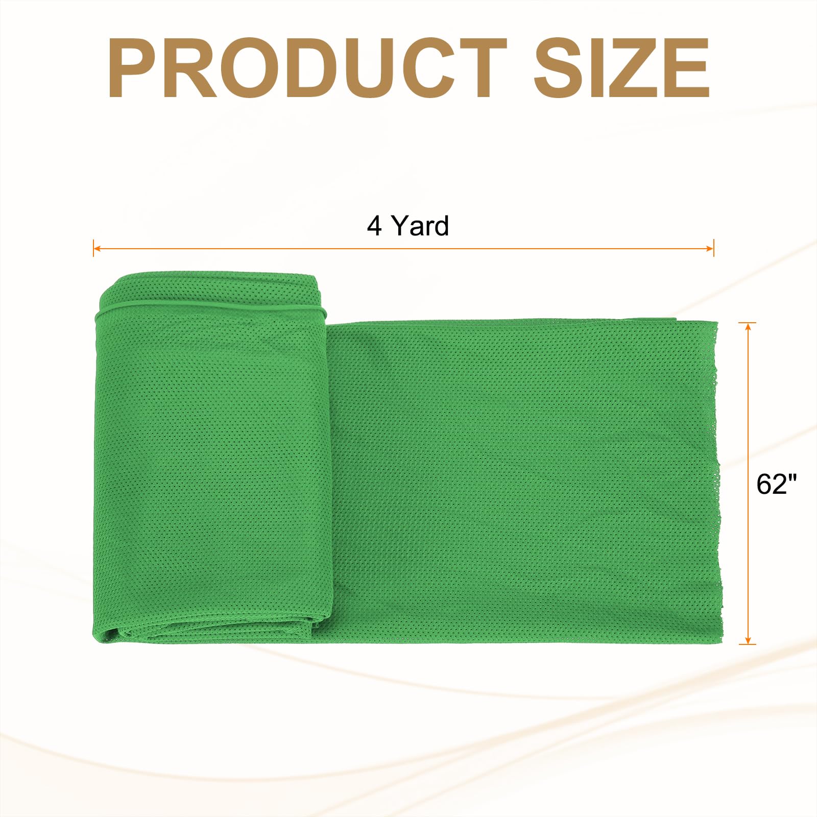 PATIKIL 62 Inch Wide Mesh Fabric Slightly Stretchy for Sewing Backpack Pocket and Straps Netting Clothes, Netting Bags - Image 2