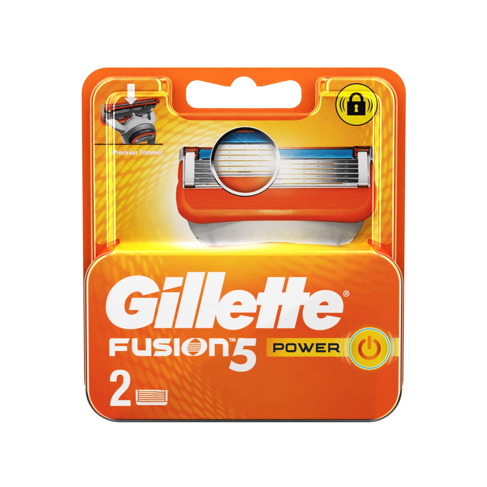 GilletteFusion Power shaving Razor Blades - 2s Pack (Cartridge)