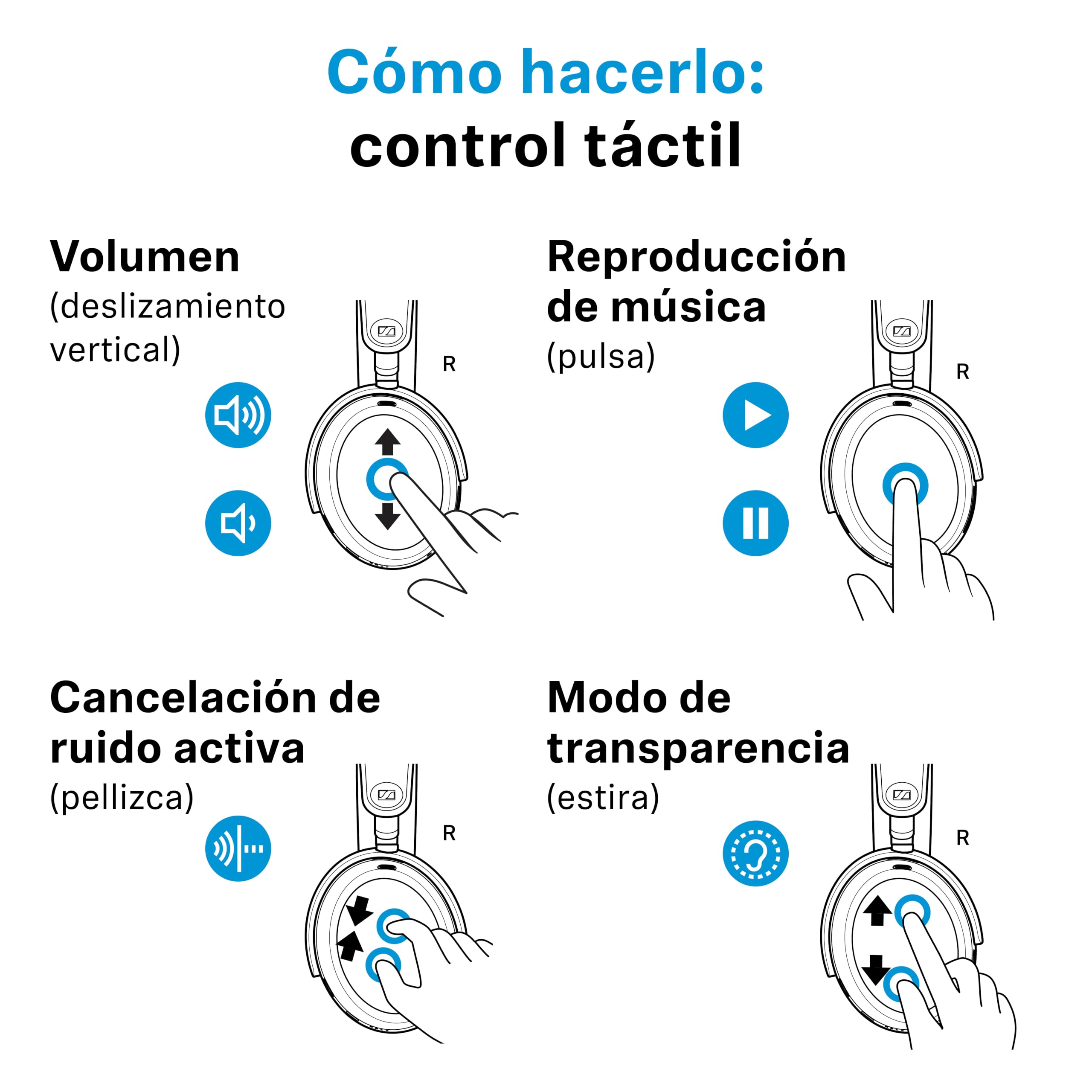 Sennheiser Momentum 5 Auriculares Inalámbricos con cancelación de Ruido
