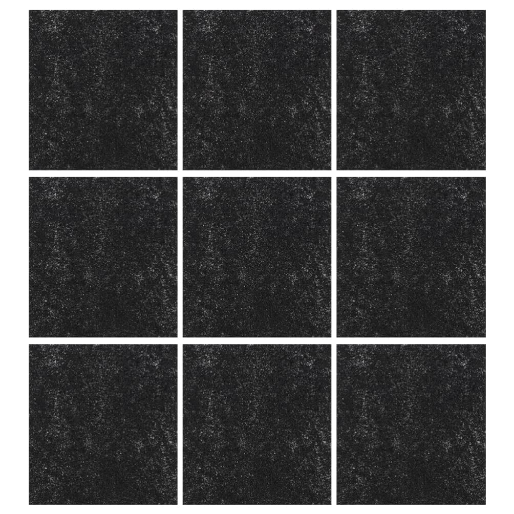 Hemobllo Cat Litter Box Filter Pads 9-Pack Activated Carbon Odor Remover for Dome and Standard Litter Boxes 4.13X4.52 Inches Deodorizer Air Freshener Pads