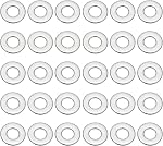 PATIKIL 304 Lave-linge plat en acier inoxydable, paquet de 30 M12 Épaisseur des rondelles en métal Petites rondelles pour vis Bouchons Assortiment (12x24x1,5 mm)