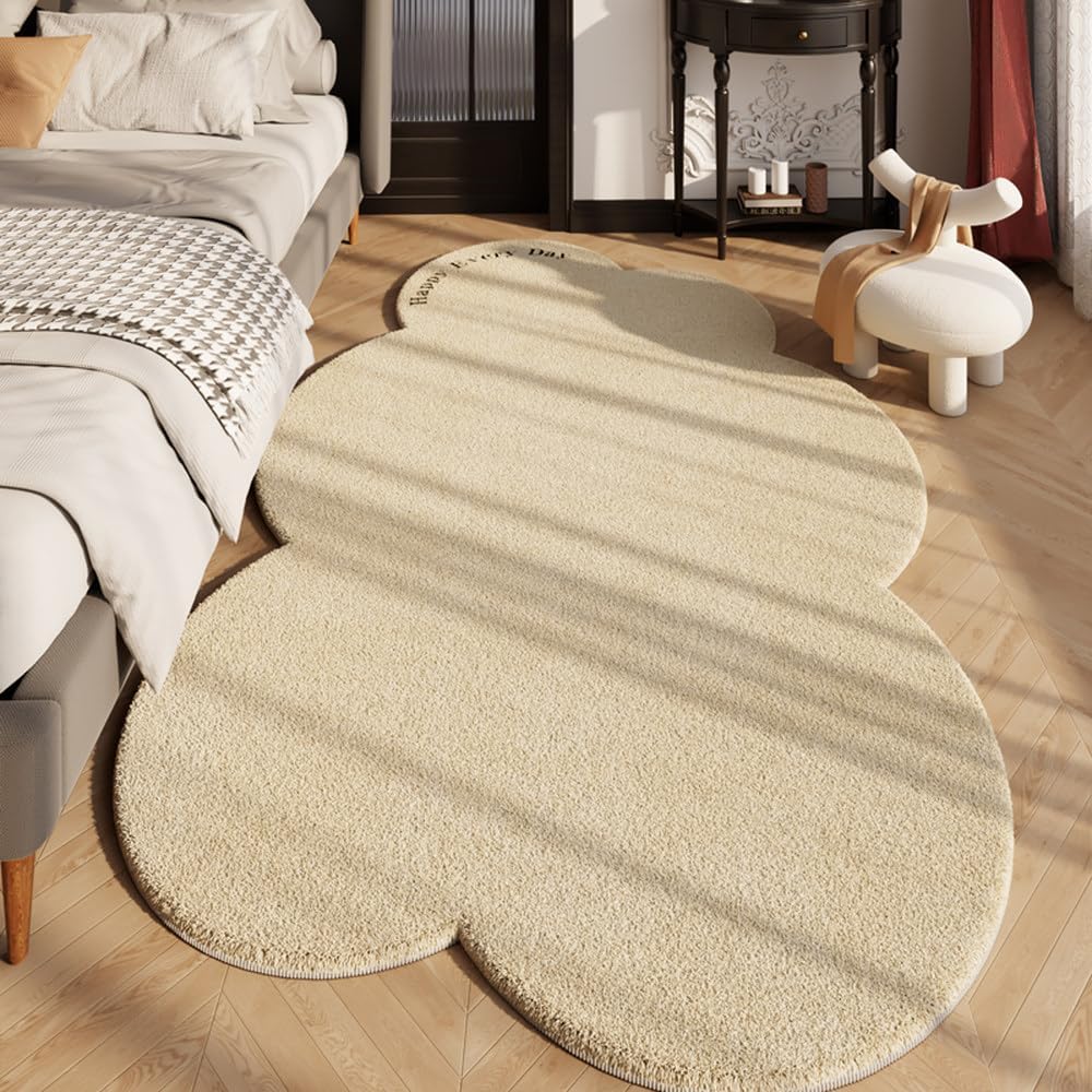 Large Area Cloakroom Decorative Light Luxury Soft Comfortable Bedroom Carpets Easy Care Fluffy Living Room Rug,K,200X300cm