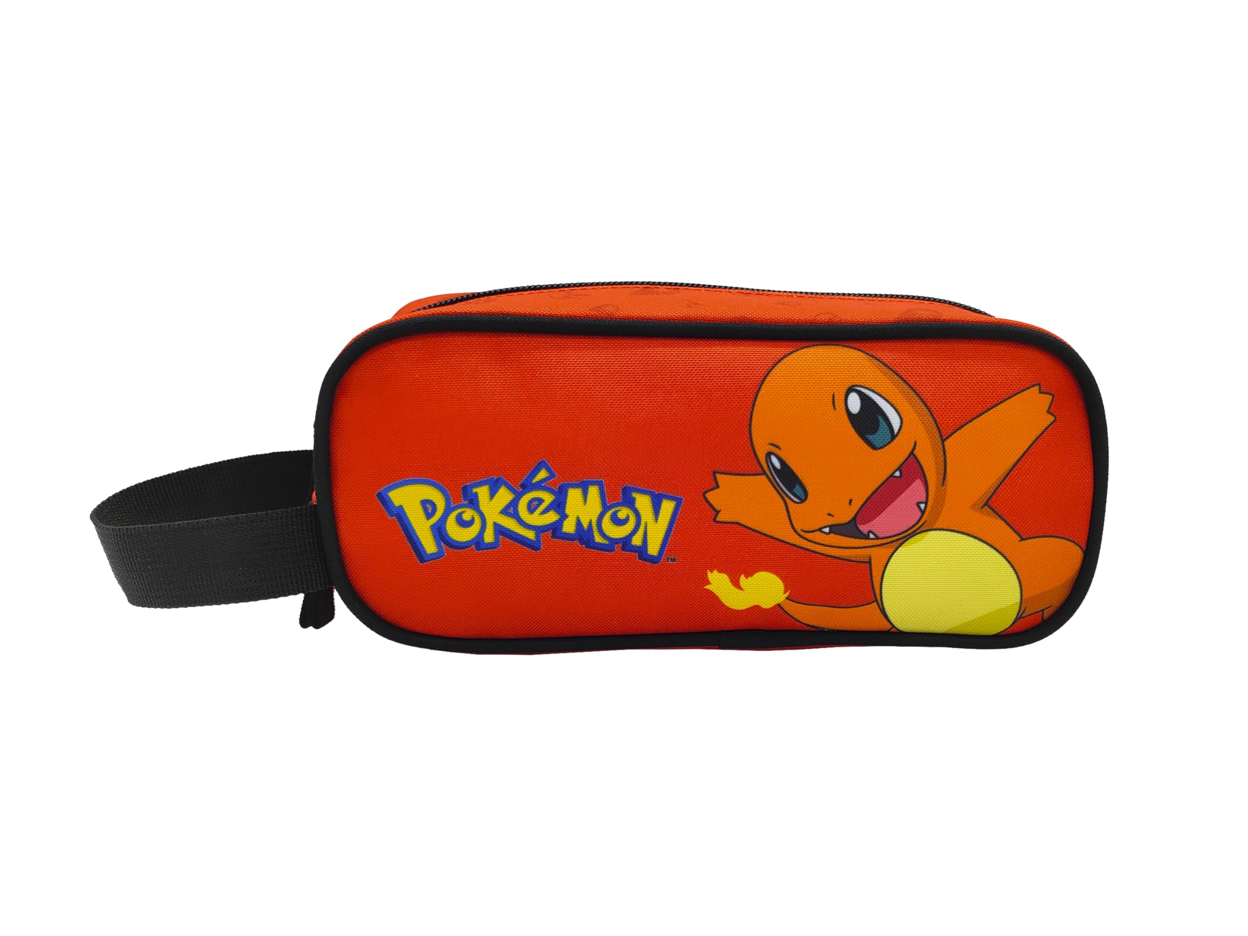 CYP BRAND Set Trolley Compact, Scolaire, Voyage, 3 pièces, boîte à Lunch, Couleur Orange, Produit Officiel