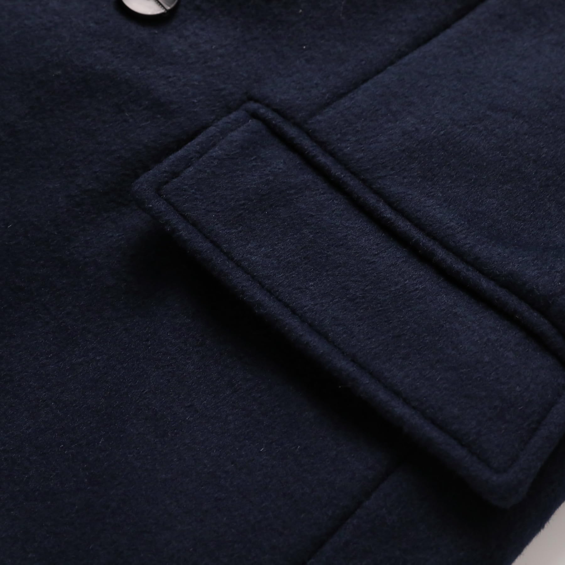 Allthemen Cappotto da Uomo Invernale Lungo Trench Coat Doppiopetto Caldo Casual Lana Coat Slim Fit Business Outerwear a Vento