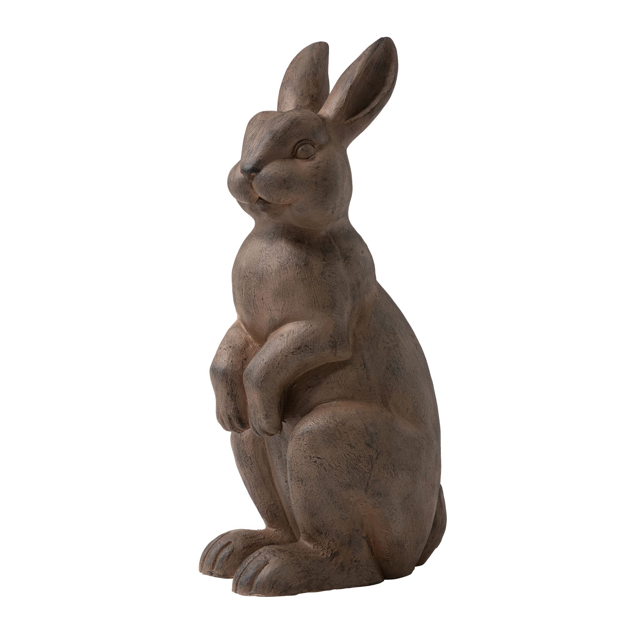 Glitzhome JK85246 Standing Rabbit Outdoor Statue, 22.75 Inch ...